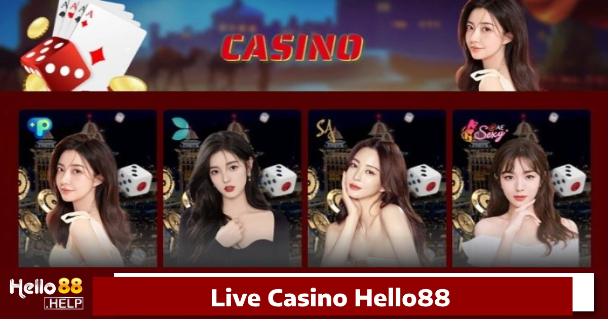 Hello88 33 Casino trực tuyến HELLO88 mang đến bạn trải nghiệm chân thực như đang ngồi tại sòng bạc thực thụ
