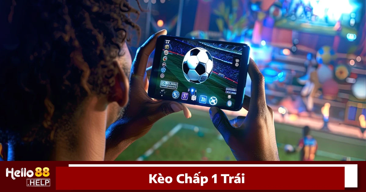 Cách tính thắng, thua khi đặt cược kèo chấp 1 trái