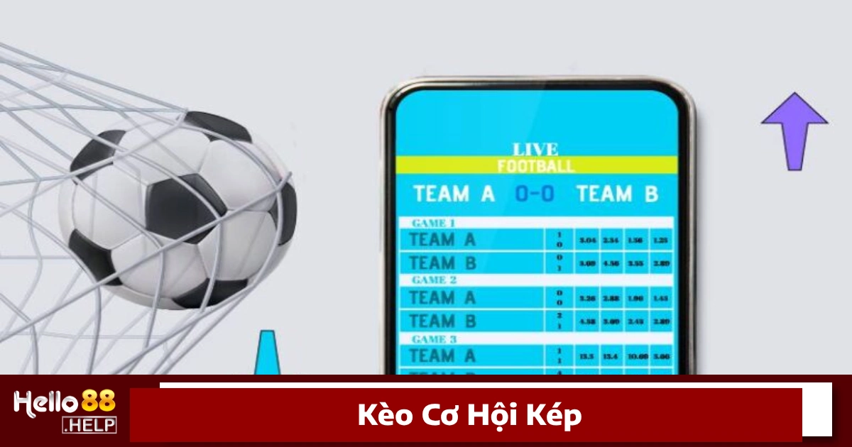 Kèo Cơ Hội Kép: Cách Chơi Để Tăng Tỷ Lệ Thắng Trên Hello88 4 Kèo X2 – Đội khách thắng hoặc hòa