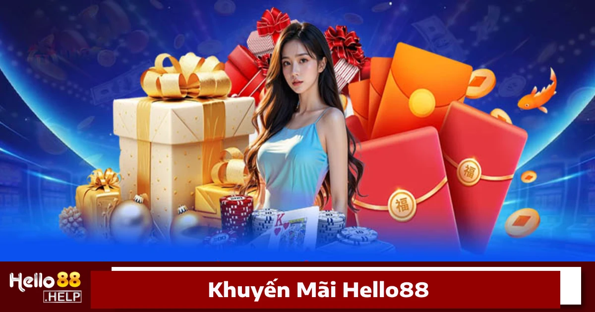 Khuyến Mãi Hello88 – Ưu Đãi Độc Quyền Cho Người Mới & VIP 2 Chương trình hoàn tiền & hoàn cược hấp dẫn hàng tuần